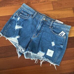 Old Navy Denim Shorts boyfriend size 6 frayed